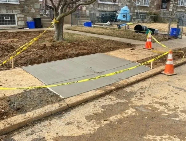 Sidewalk repair crew Seattle WA