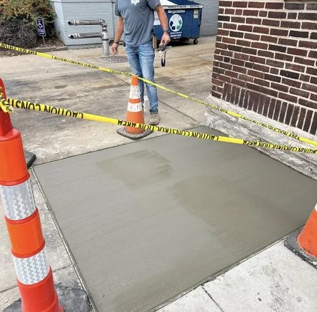 Driveway Repair & Resurfacing fresh pour and finish, Seattle project