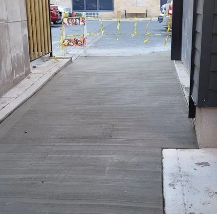 Garage Floor Repair fresh pour and finish, Seattle project