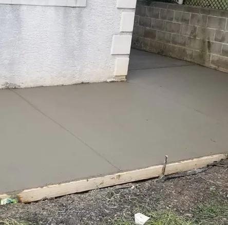Saw-cut detail on a residential sidewalk repair job in Seattle, WA